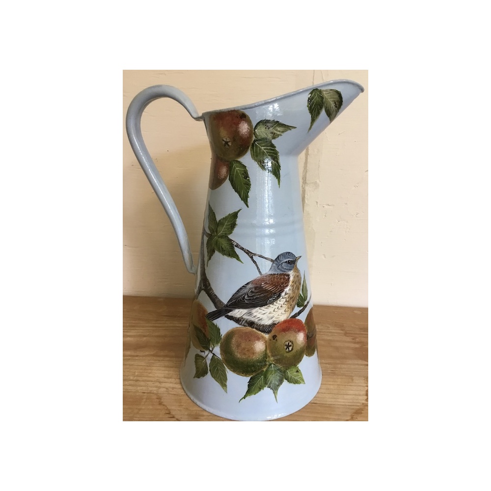 birds-vintage-jug-fieldfare