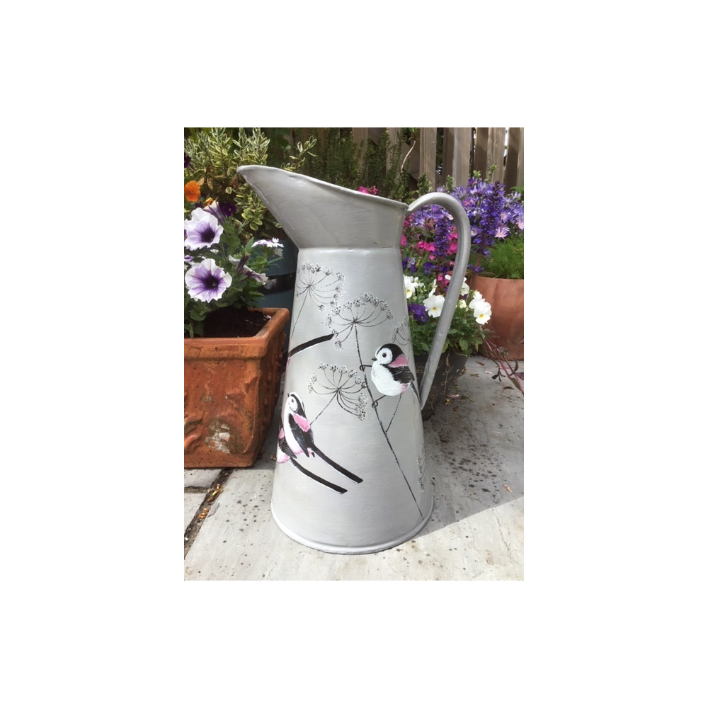 birds-vintage-jug-long-tailed-tits-aspect-a