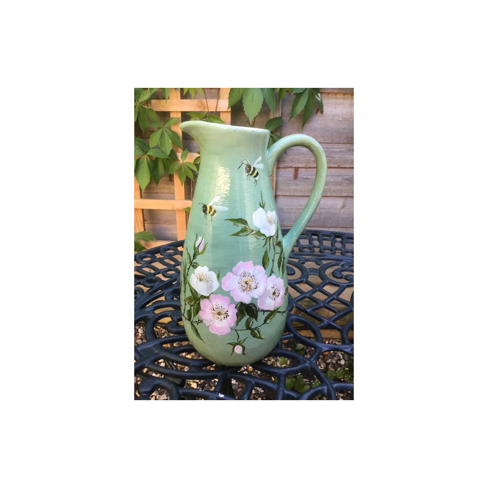 birds-vintage-jug-rose-suzanne-perry-art-a