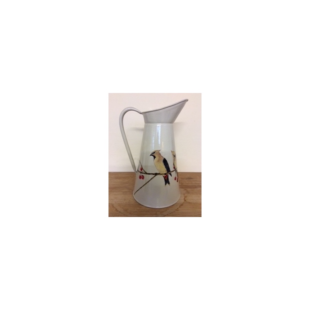 birds-vintage-jug-waxwing-c