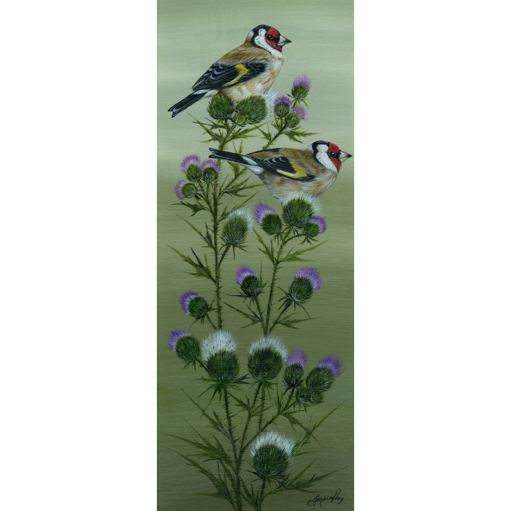 garden-birds-paintings-goldfinches-purple-and-gold-suzanne-perry-art-297_1001812291